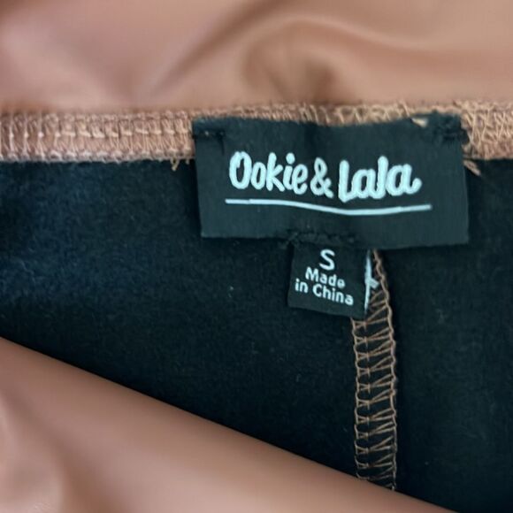 NWOT Ookie& Lala High Waisted Vegan Leather Legging Size S - Picture 7 of 8